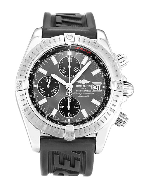 Breitling Chronomat Evolution Grey Baton Mens Quartz A13356 Watch