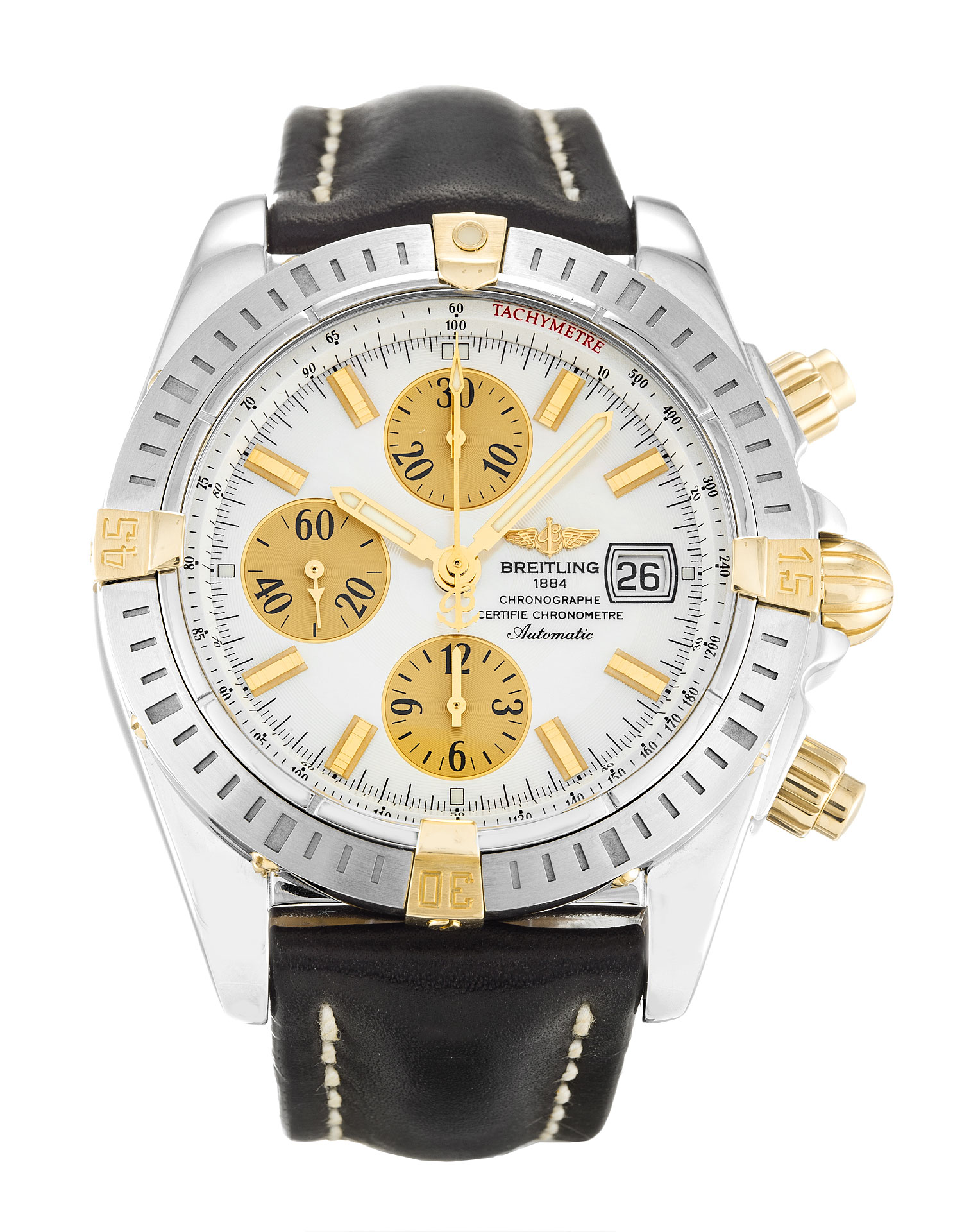 Breitling Chronomat Evolution Mother of Pearl-White Mens Quartz B13356 Watch