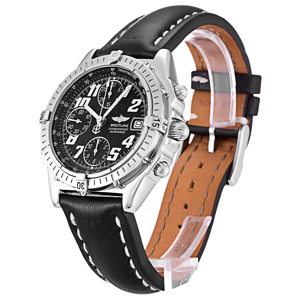 Breitling Chronomat Black Mens Quartz A13050.1 Watch