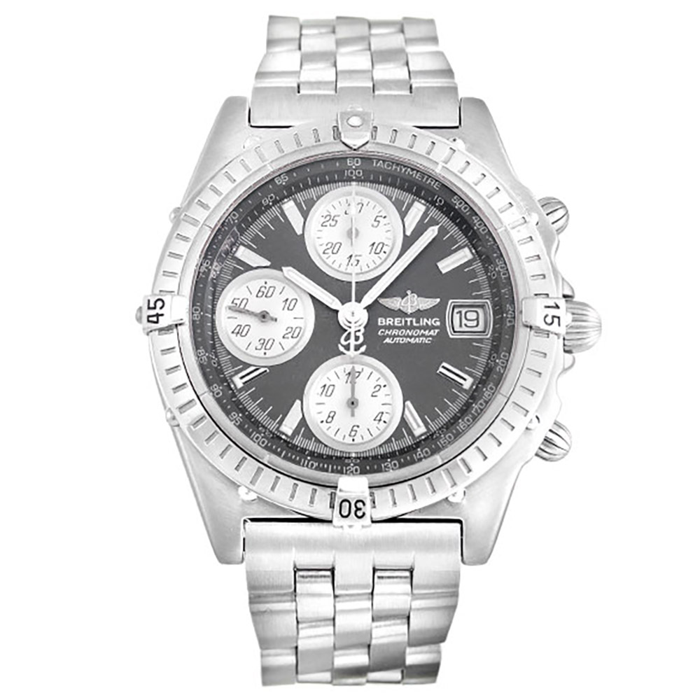 Breitling Chronomat Grey Mens Quartz A13350 Watch